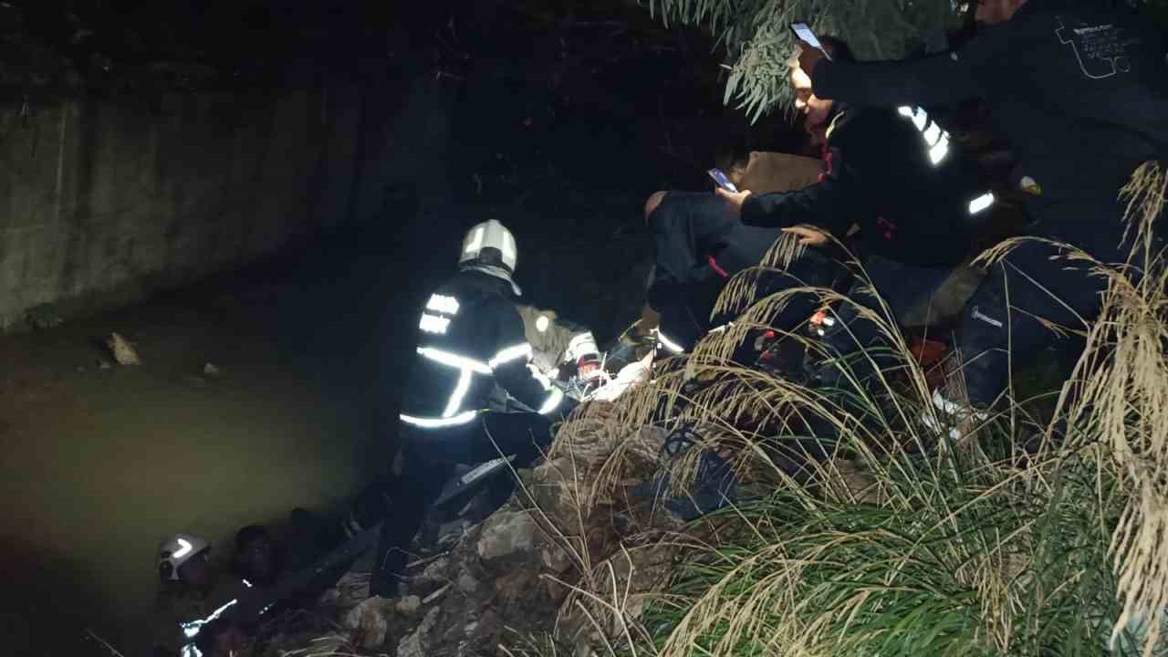 Defne’de su kanalına düşen şahıs yaralandı
