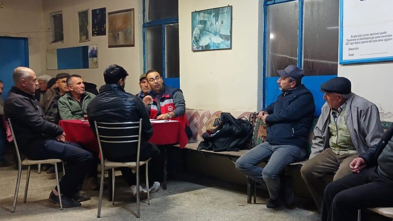 Kütahya’da akşam çiftçi toplantıları başladı
