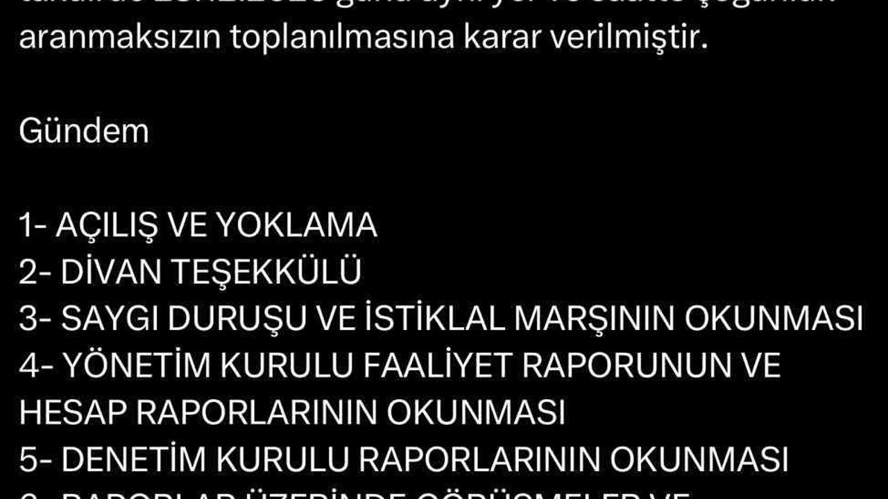 Muhammet Kıratlı’nın istifası sonrası Sakaryaspor’da kongre süreci başladı
