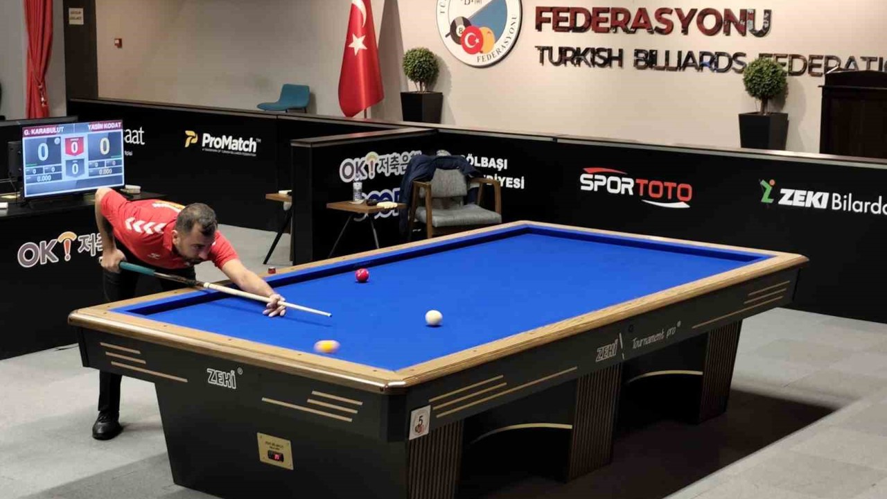 Yenişehir Belediyesi bilardo takımı ilk tur müsabakalarını birinci sırada tamamladı
