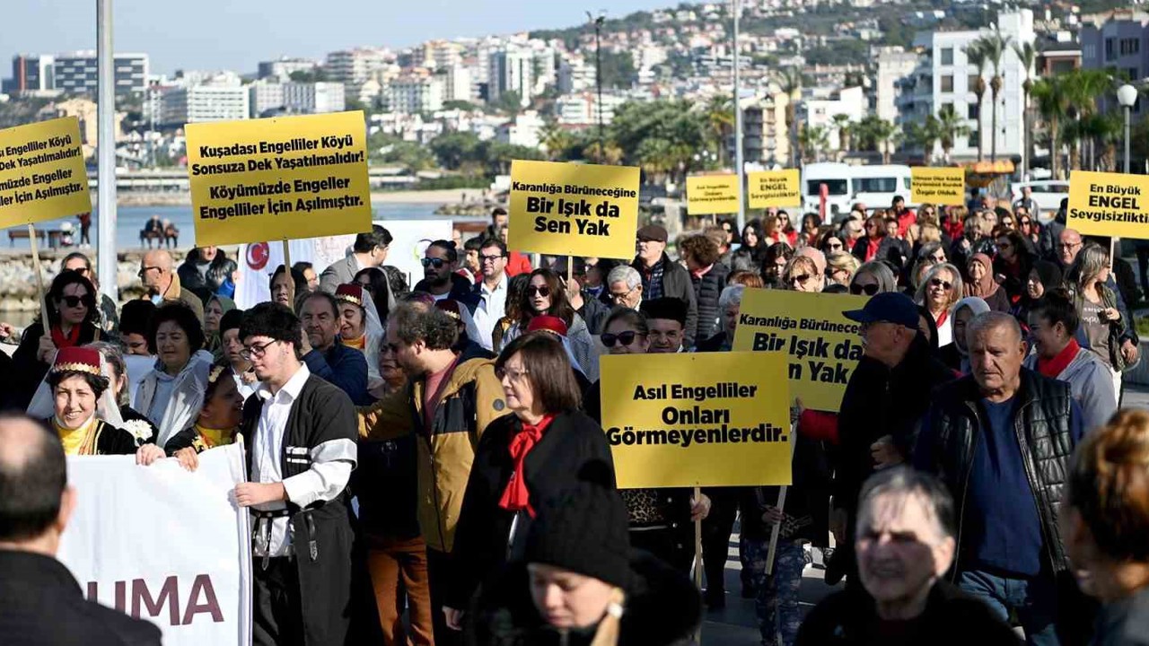 Kuşadası’nda ’3 Aralık Dünya Engelliler Günü’ kutlandı
