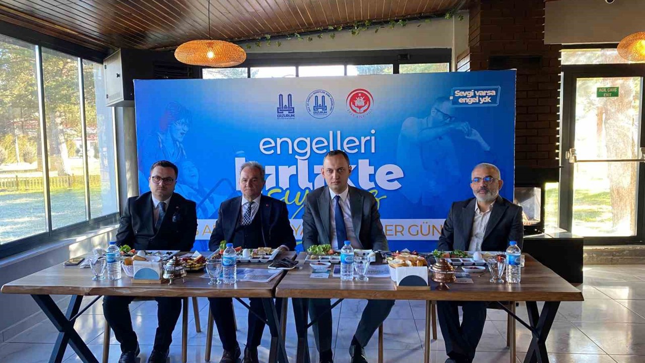 Erzurum Büyükşehir’den engellilere ve ailelerine vefa
