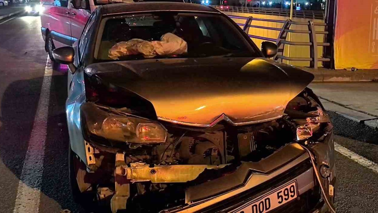 Şehir hastanesi kavşağında zincirleme kaza
