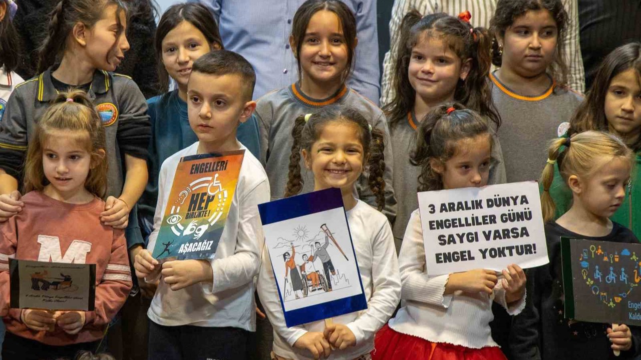 Manavgat’ta miniklere ’Engelleri birlikte aşarız’ eğitimi
