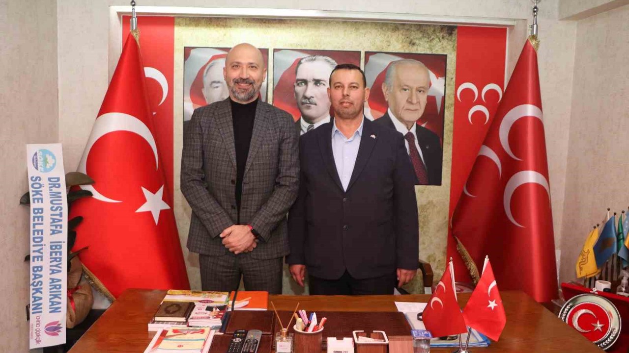 Söke Belediye Başkanı Arıkan, MHP İlçe Teşkilatı ile bir araya geldi
