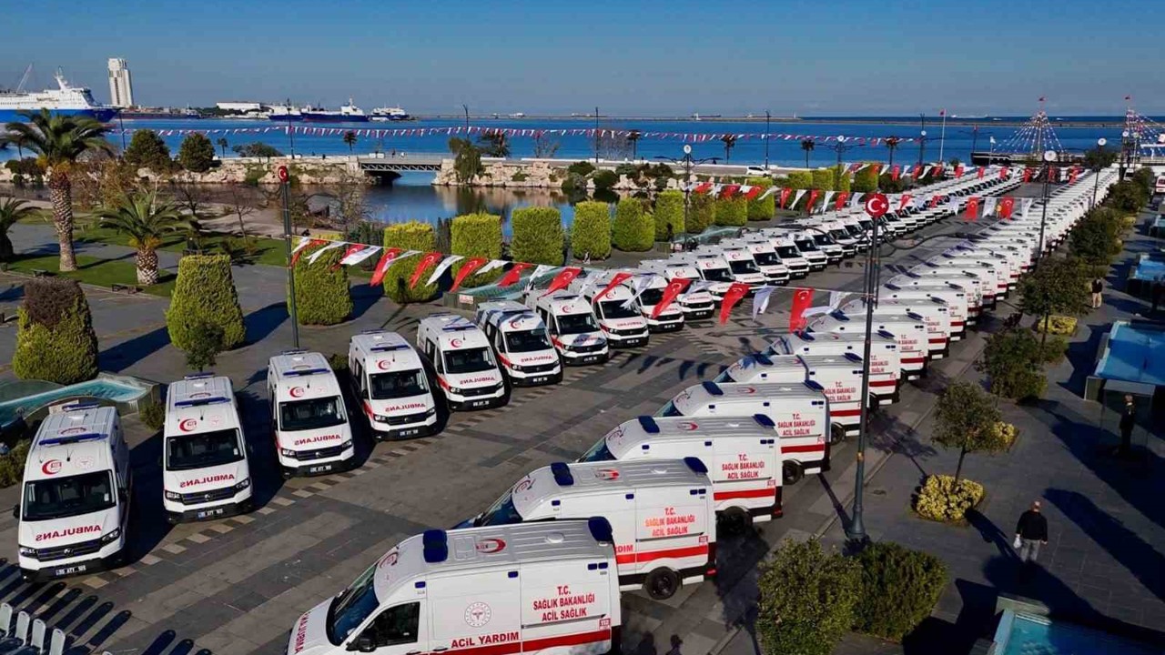 Samsun’a 100 yeni ambulans: Filodaki araç sayısı 60’tan 160’a çıkıyor
