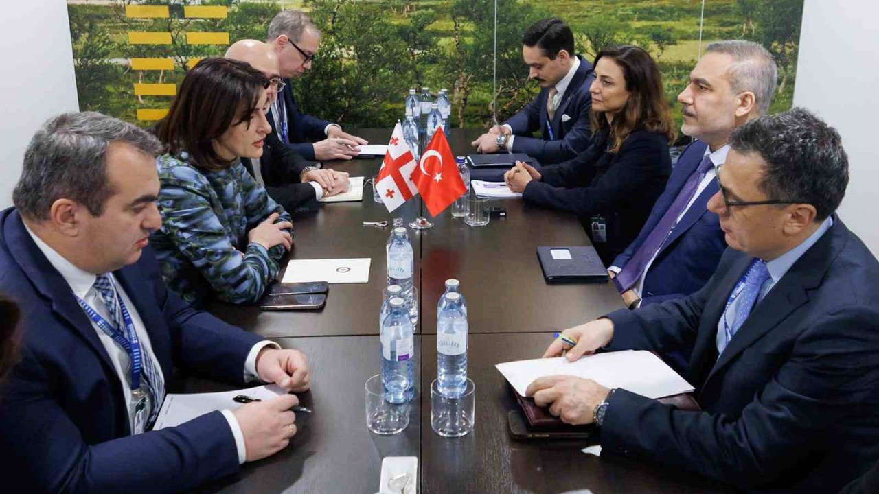 Bakan Fidan, Gürcü mevkidaşı Botchorishvili ile görüştü
