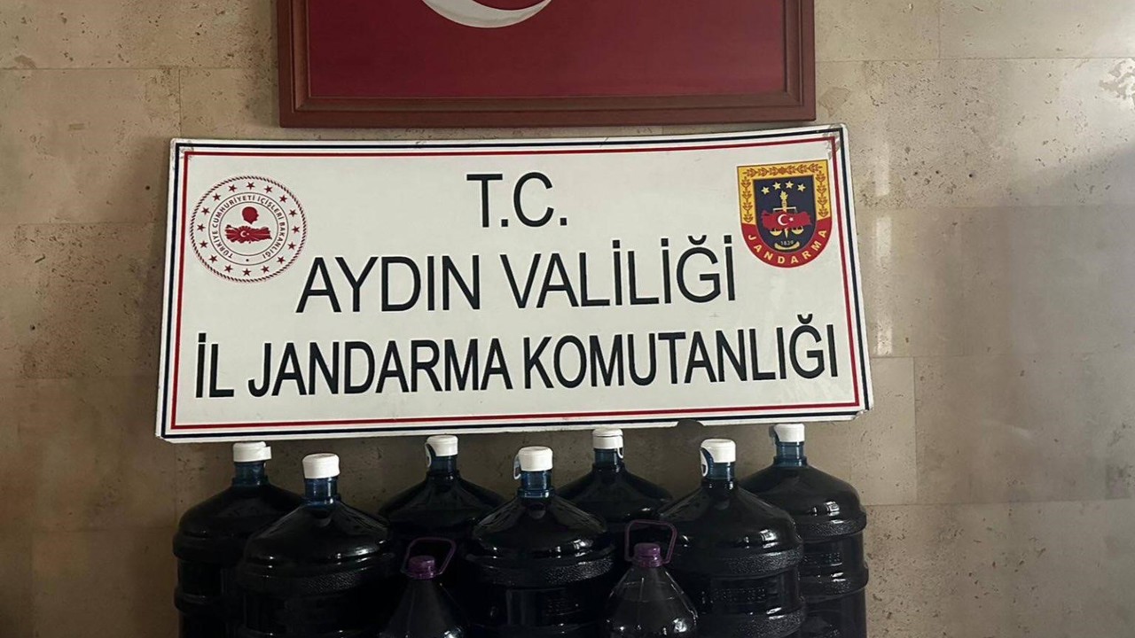 Germencik’te 150 litre el yapımı içki ele geçirildi
