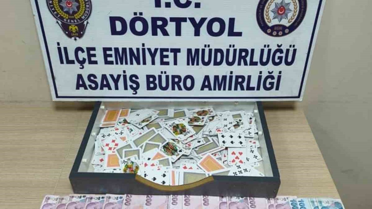 Hatay’da kumar baskını: 10 kişiye ceza yağdı
