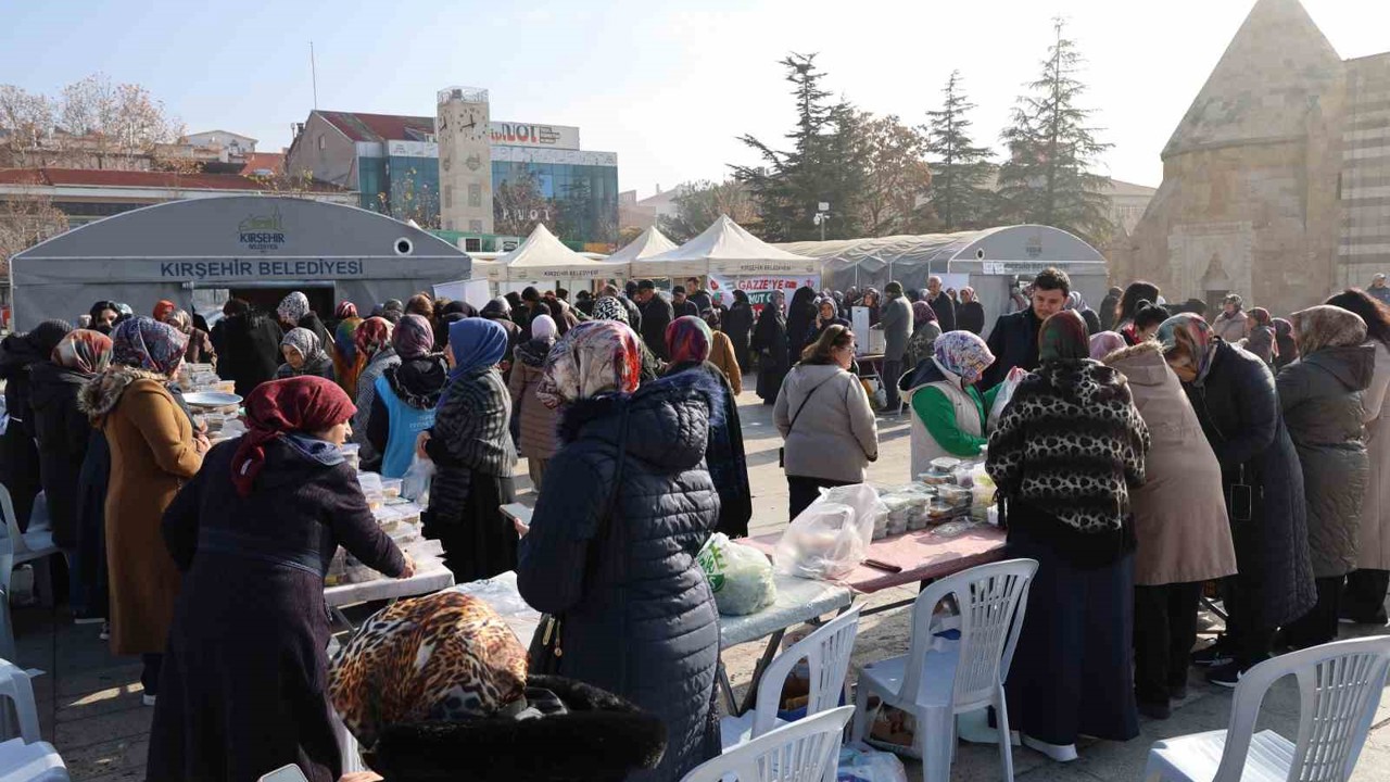 Kırşehir halkı Gazze için tek yürek oldu
