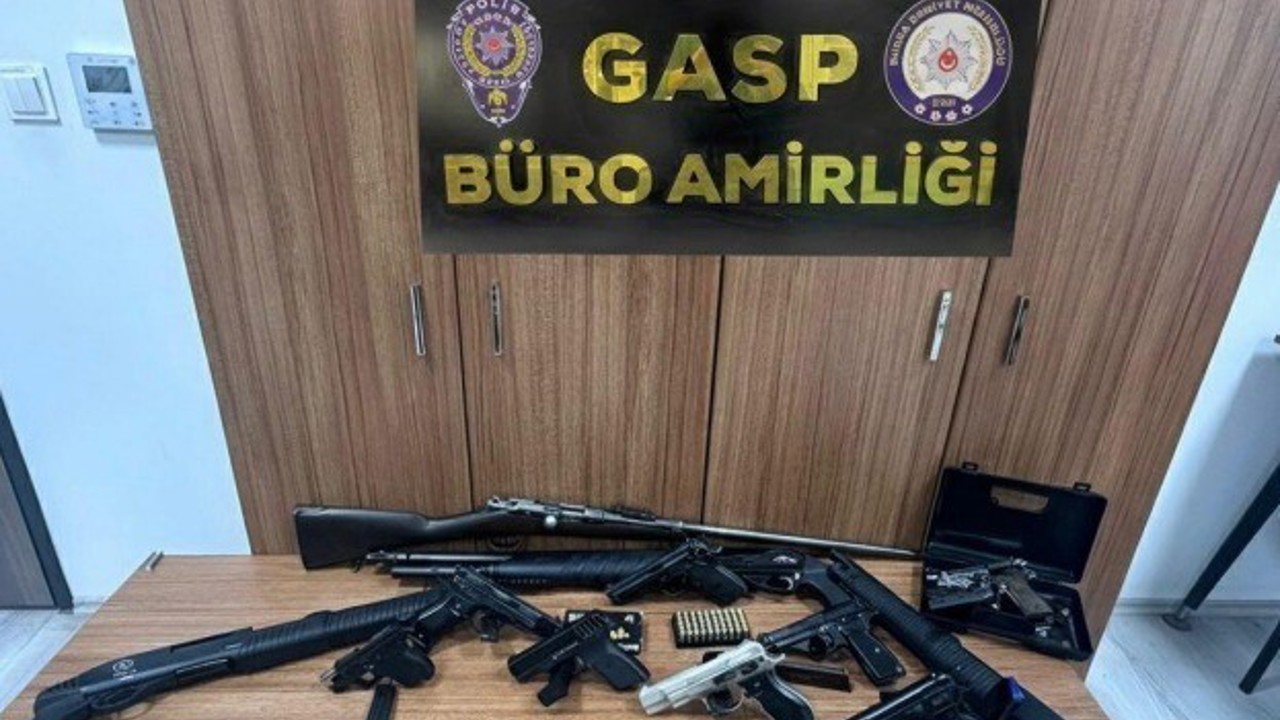 Bursa’da silah operasyonu: 41 şüpheliye adli işlem
