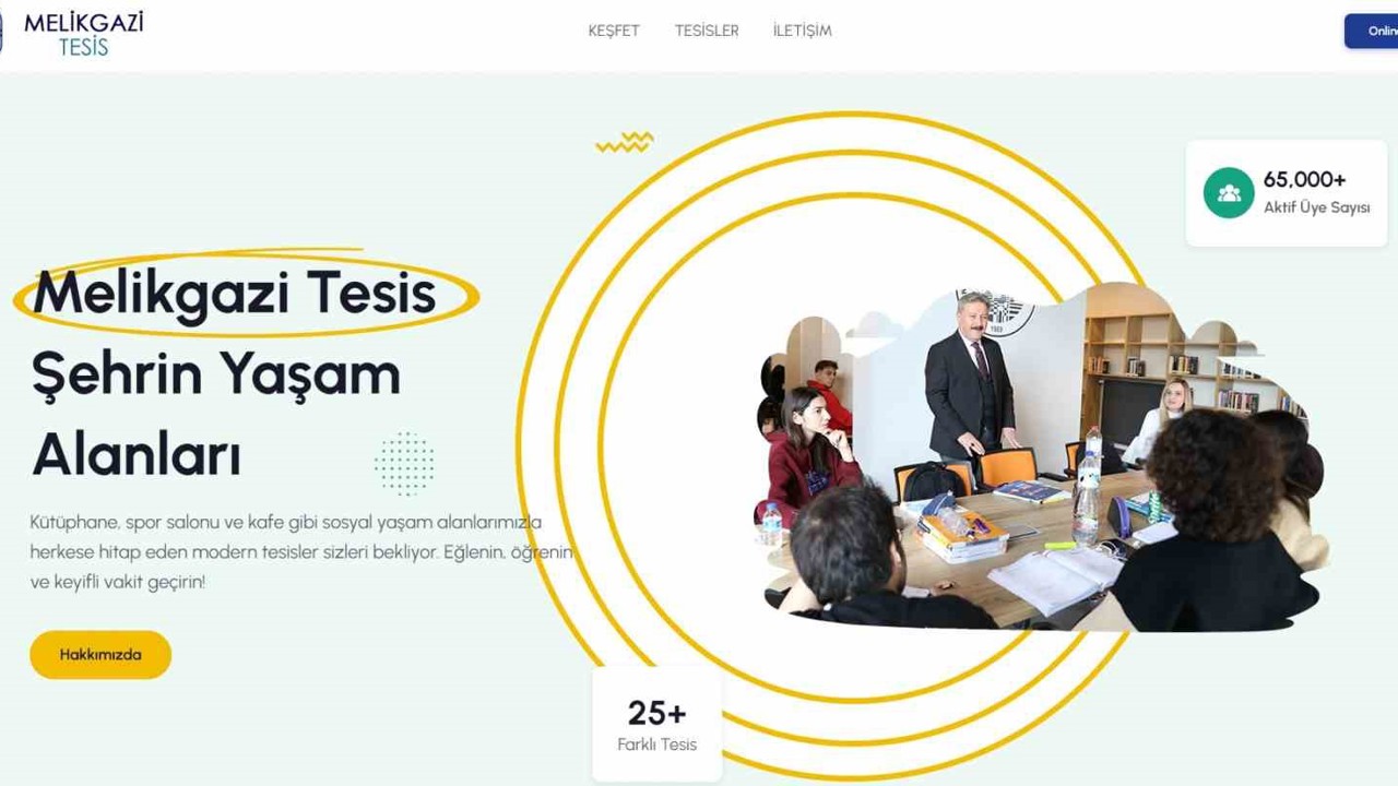 Melikgazi’de tüm sosyal tesisler tek bir dijital platformda toplandı
