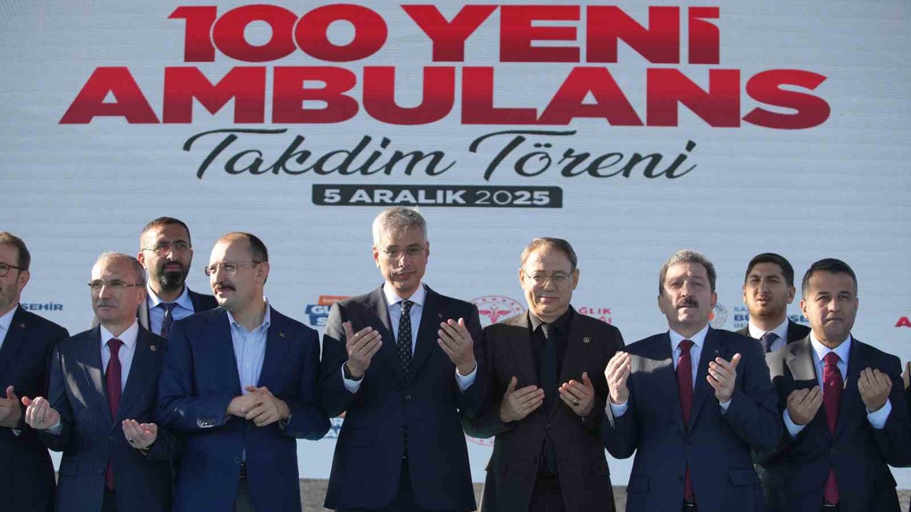 Cumhuriyet tarihinde ilk: SBB’nin aldığı 100 ambulans sağlık filosuna katıldı
