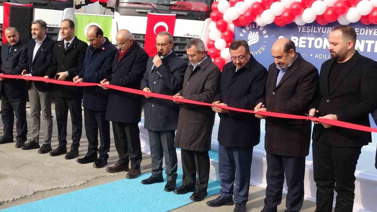 Malatya’da 70 milyon TL’lik beton santrali hizmete açıldı
