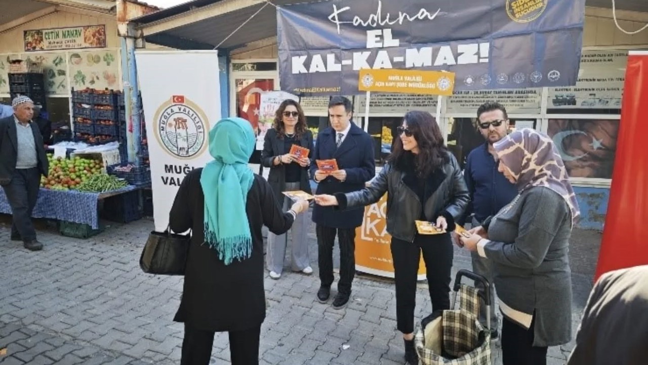 Açık Kapı Muğla’da şiddetle mücadele bilgilendirmesi yaptı
