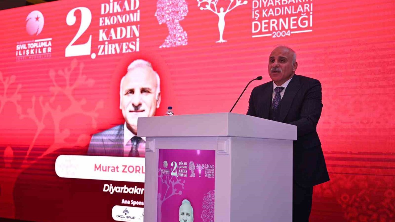Vali Zorluoğlu ekonomi zirvesinde konuştu: "Kadınları yok sayan kalkınma başarılı olamaz"
