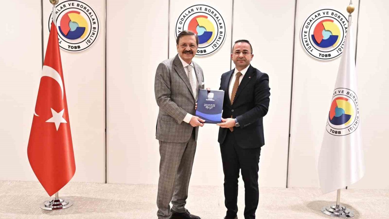 Başkan Güngör, başkan Hisarcıklıoğlu’na dosya sundu
