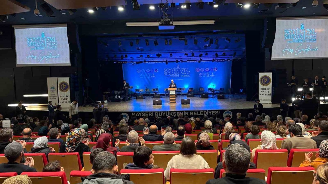 Kayseri’de Tasavvuf Konseri ve Sema Mukabelesi’ne yoğun ilgi
