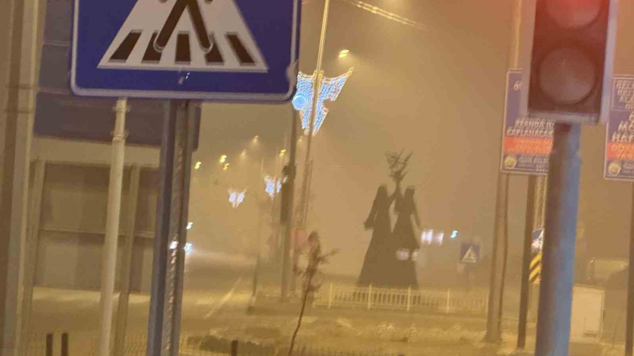 Iğdır’da gece saatlerinde yoğun sis etkili oldu
