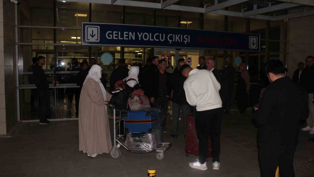 Suudi Arabistan’dan Şırnak’a ilk uçak seferi gerçekleşti
