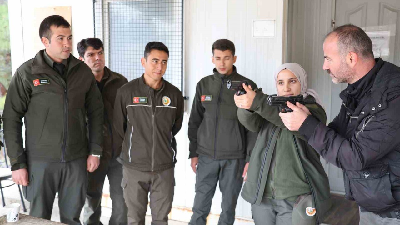 Muğla Orman Bölge Müdürlüğü personeline silah eğitimi
