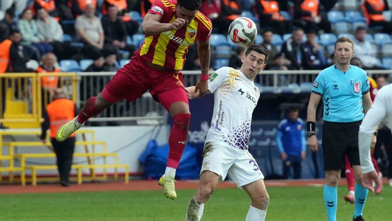 Trendyol Süper Lig: Eyüpspor: 1 - Kayserispor: 1 (Maç sonucu)
