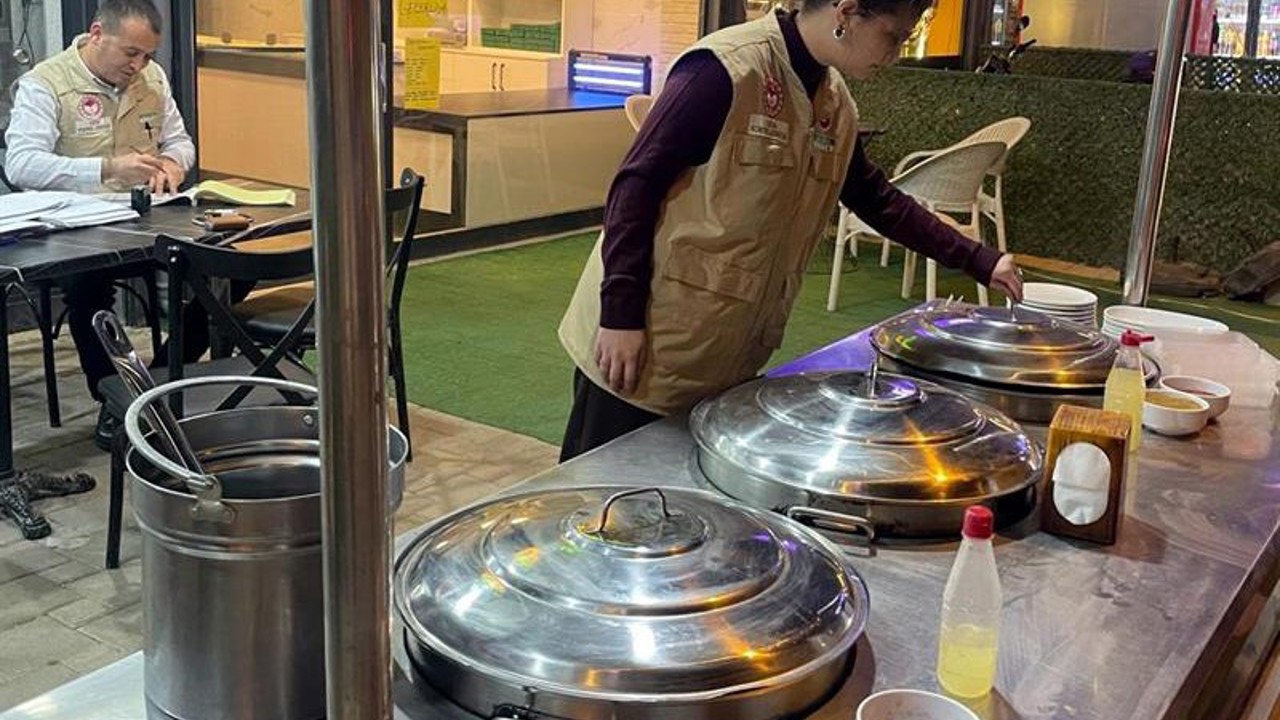 Gıda denetimlerinde 16 işletmeye 715 bin lira ceza uygulandı
