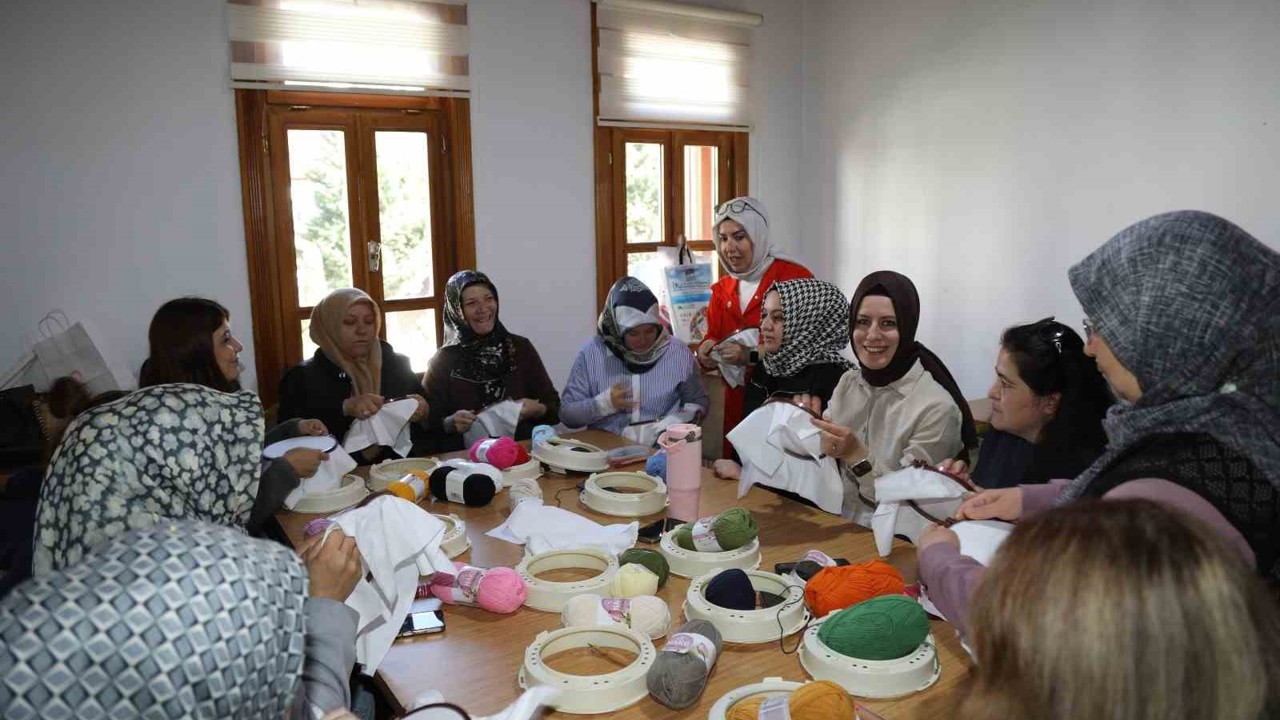 Çubuk’taki tarihi konak ilçedeki kadınların yeni dünyası oldu
