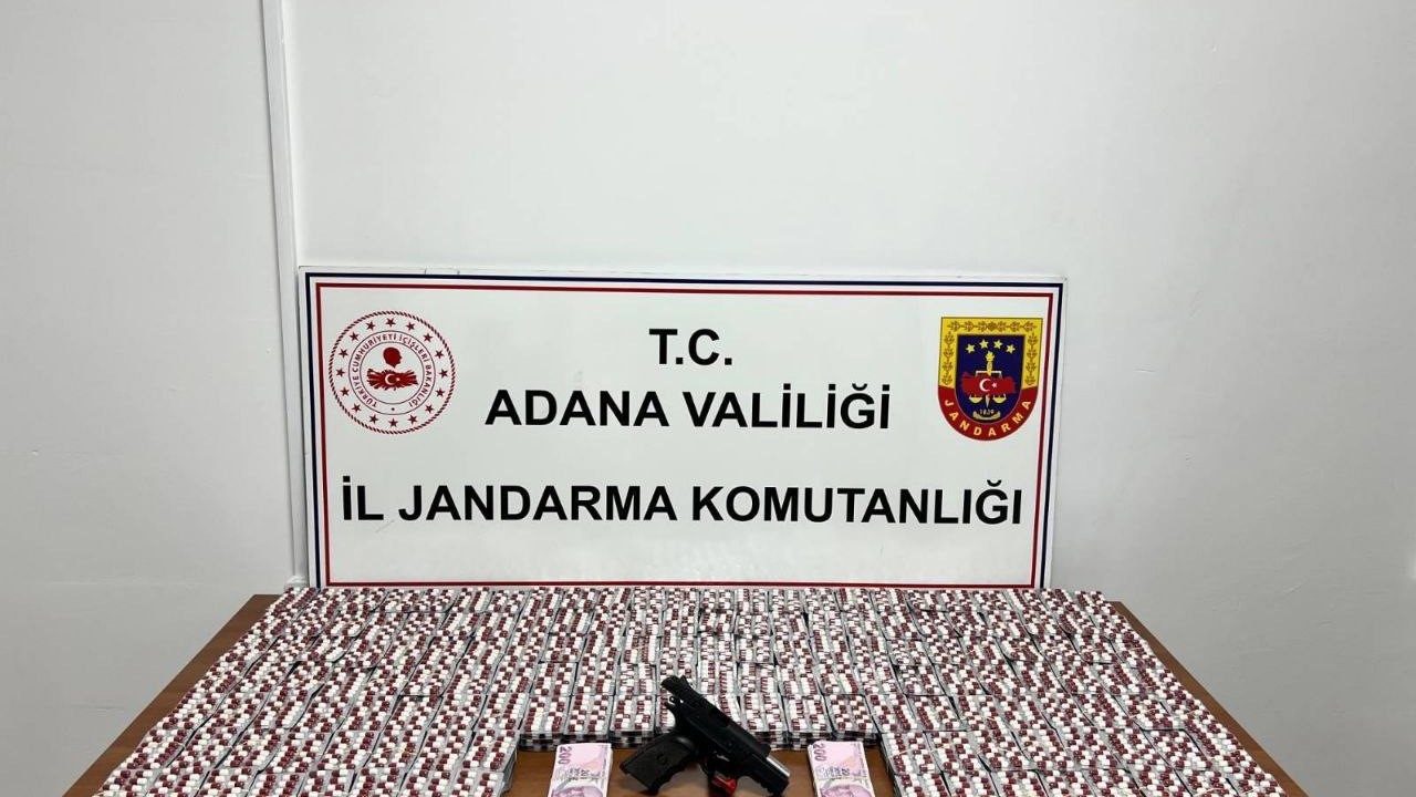 Adana’da jandarma 23 bin 876 uyuşturucu hap ele geçirdi
