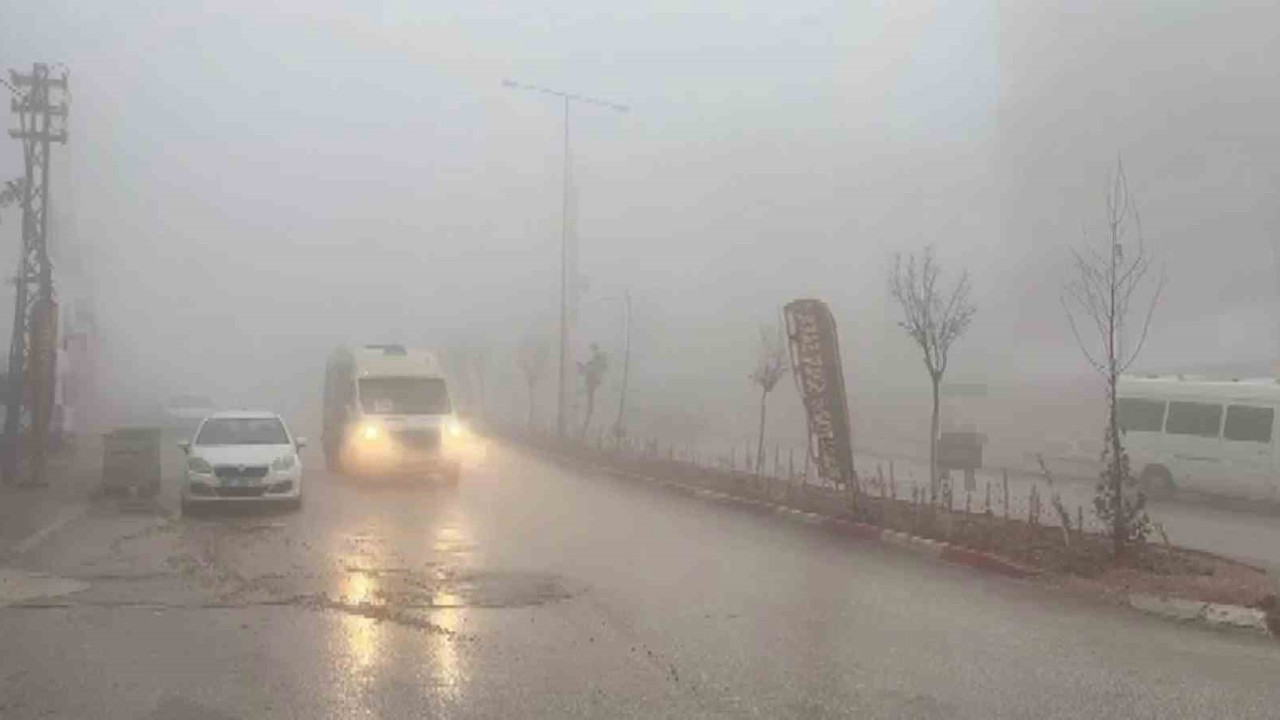 Besni’de yoğun sis etkili oldu
