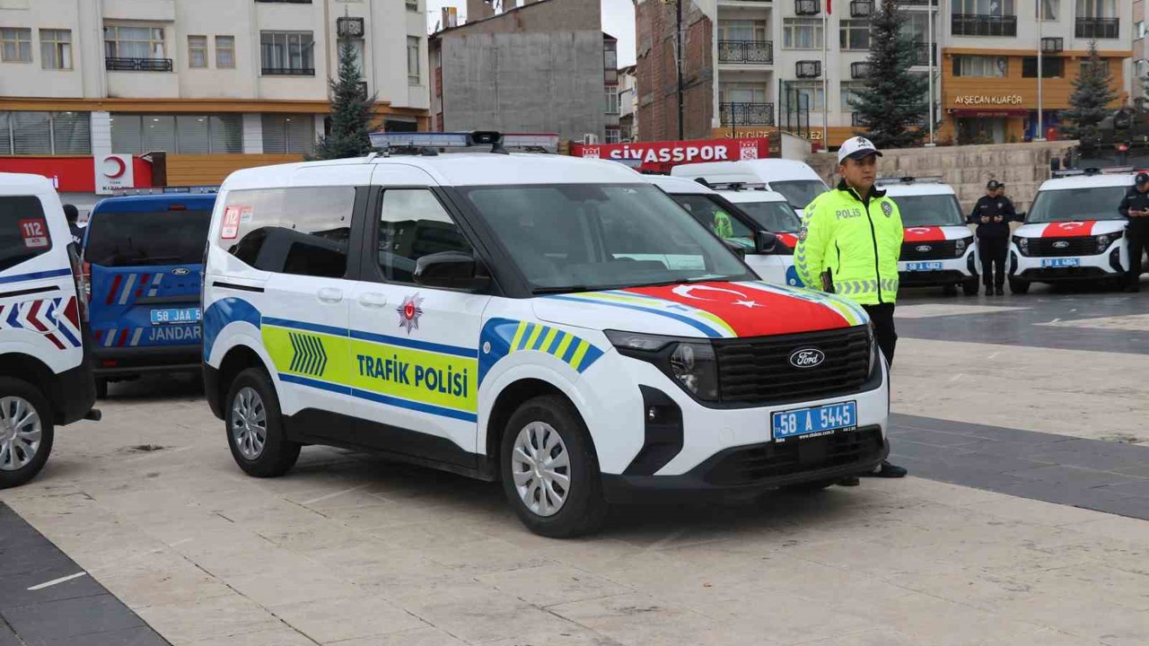 Sivas’ın asayiş gücü modern araçlarla daha da güçlendi
