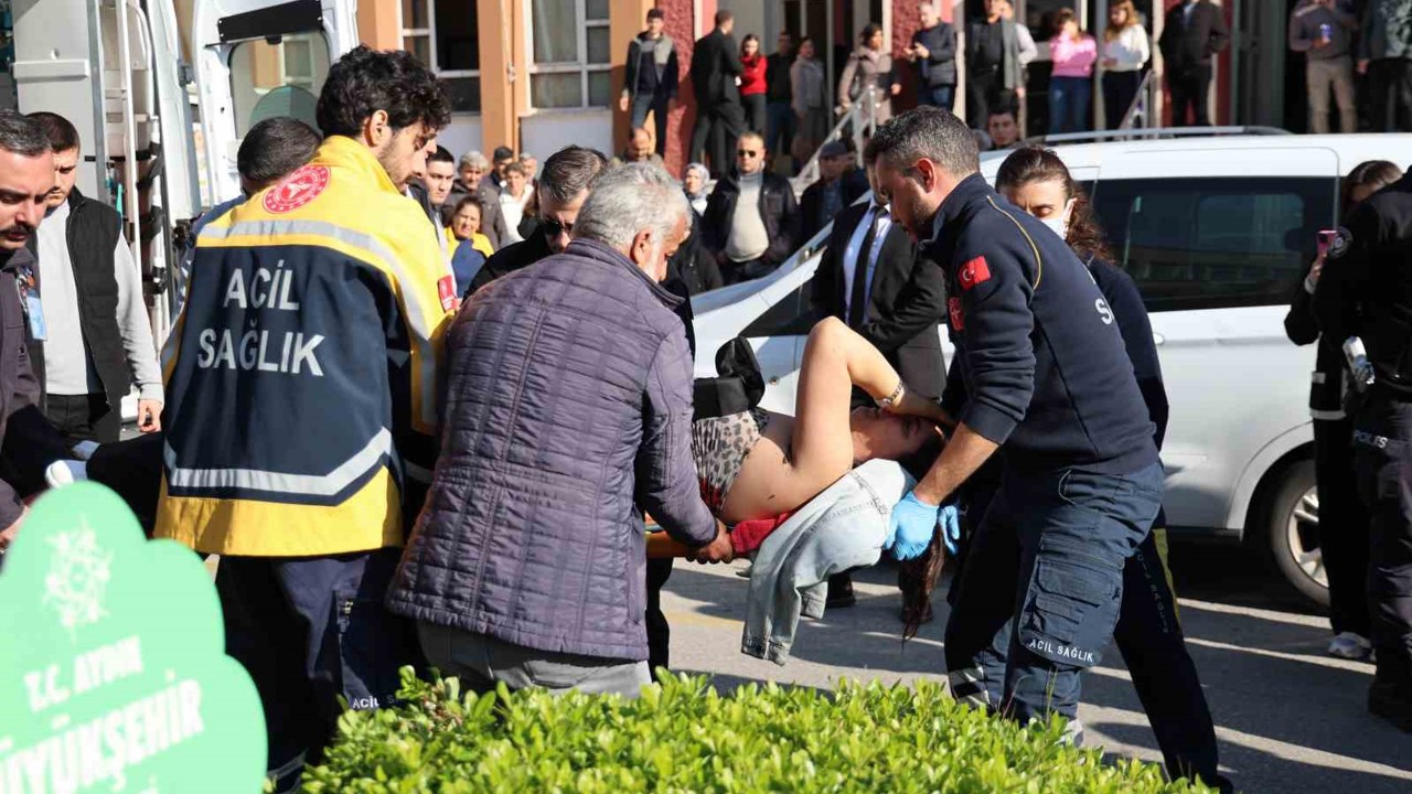 Saldırı anı an be an güvenlik kamerasına yansıdı
