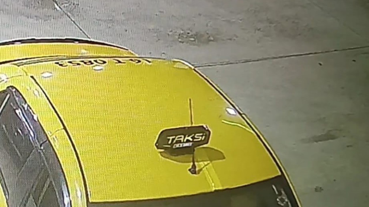 Gasbedilen taksinin yeni görüntüleri ortaya çıktı
