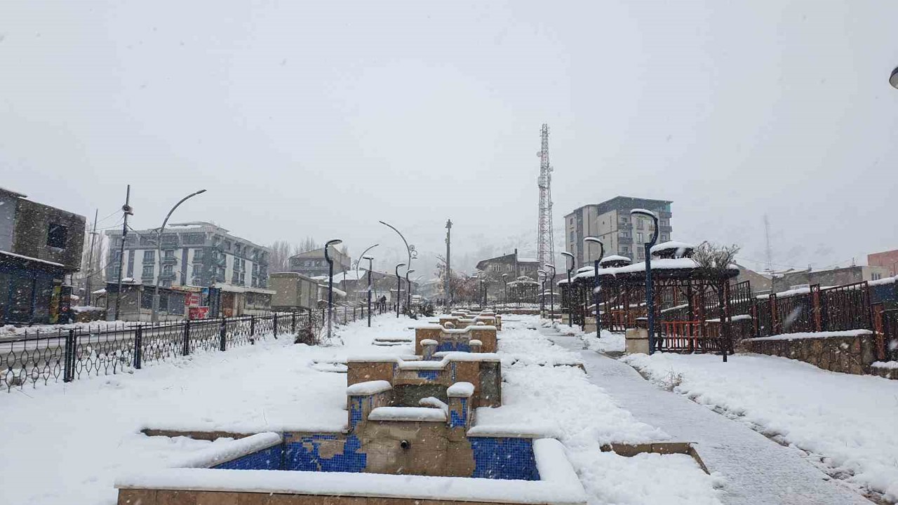 Başkale’de kar kalınlığı 20 santimetreyi geçti
