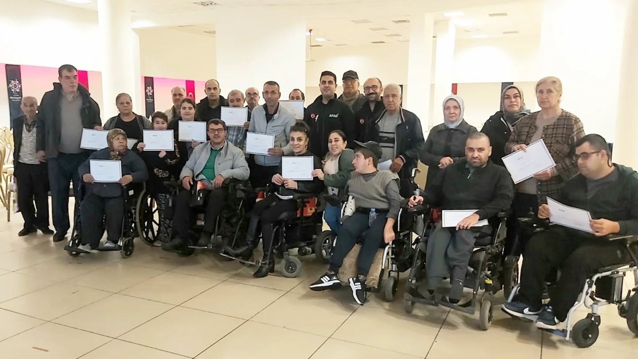 AFAD ve Kızılay’dan engelli bireylere hayat kurtaran eğitim
