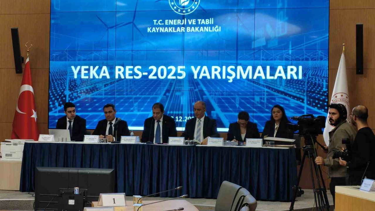 YEKA RES-2025 Yarışmaları tamamlandı: 6 bölge için teklifler belli oldu

