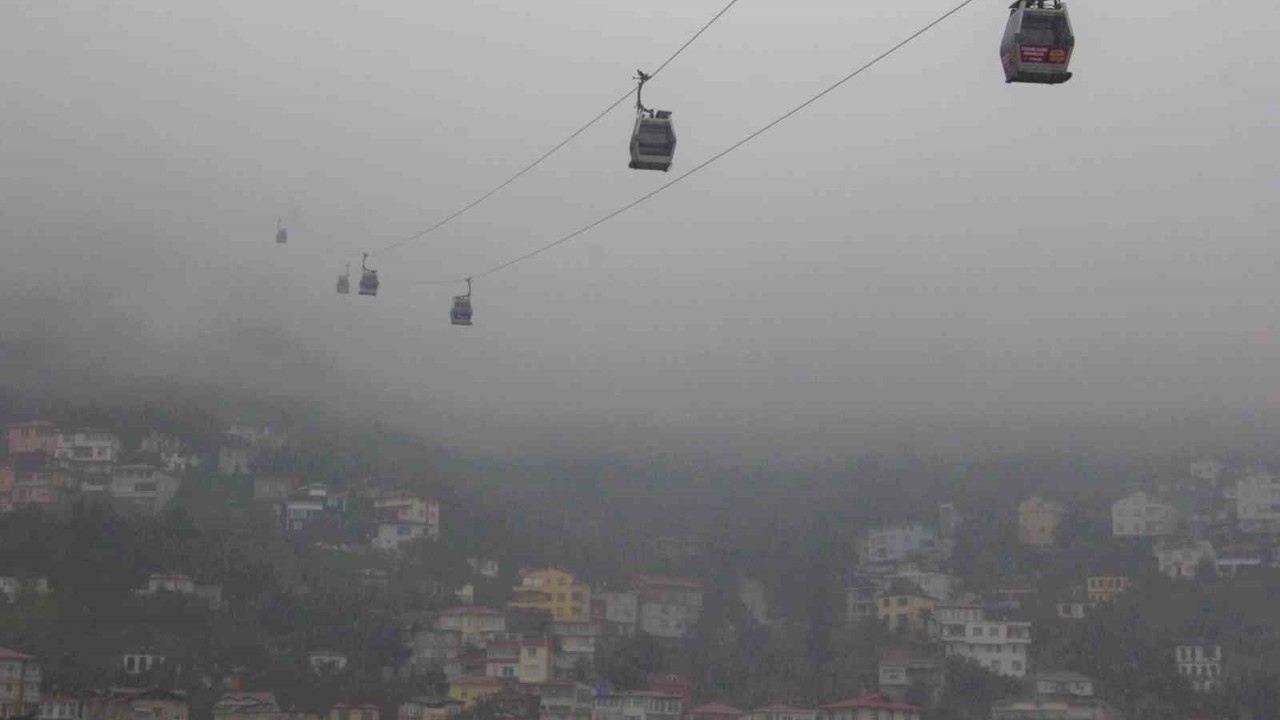 Ordu’da sis kartpostallık manzara oluşturdu
