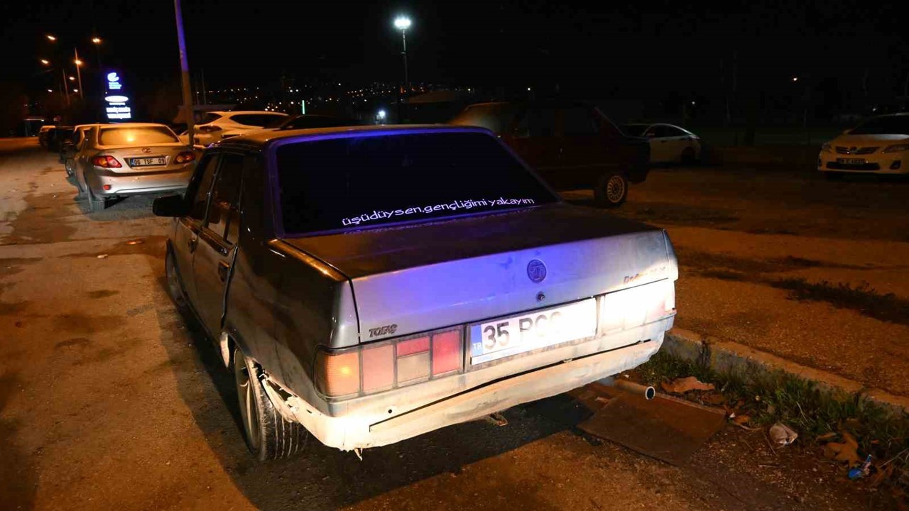 Polisten kaçan ehliyetsiz sürücüye 33 bin 271 TL ceza
