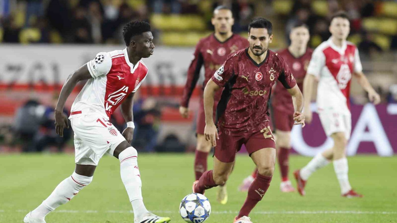 UEFA Şampiyonlar Ligi: Monaco: 0 - Galatasaray: 0 (İlk yarı)
