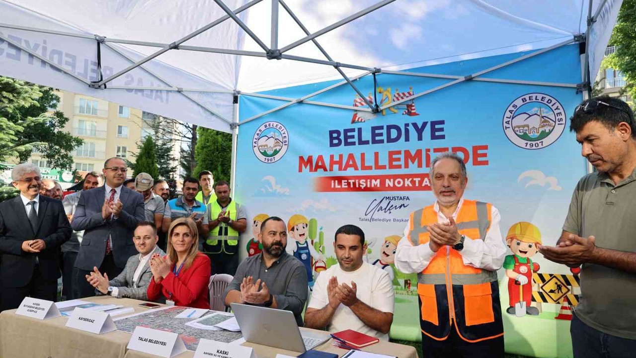 Mahalle Mahalle Talas’ta hizmet yolculuğu tamamlandı
