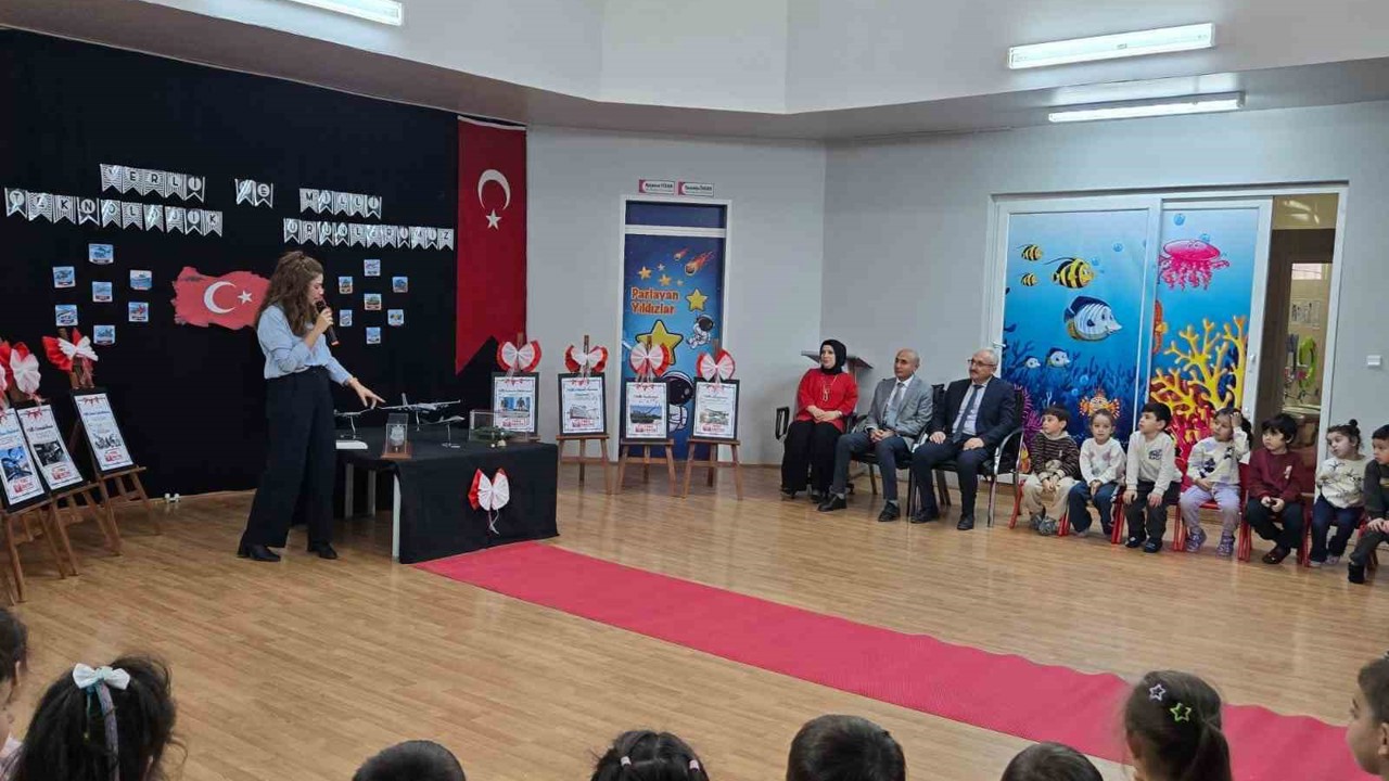 Sungurlu’da miniklere ‘yerli malı’ dersinde milli savunma sanayi anlatıldı
