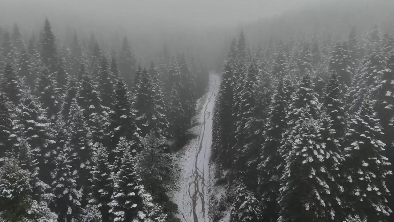 Karabük’ün yüksek kesimleri beyaza büründü
