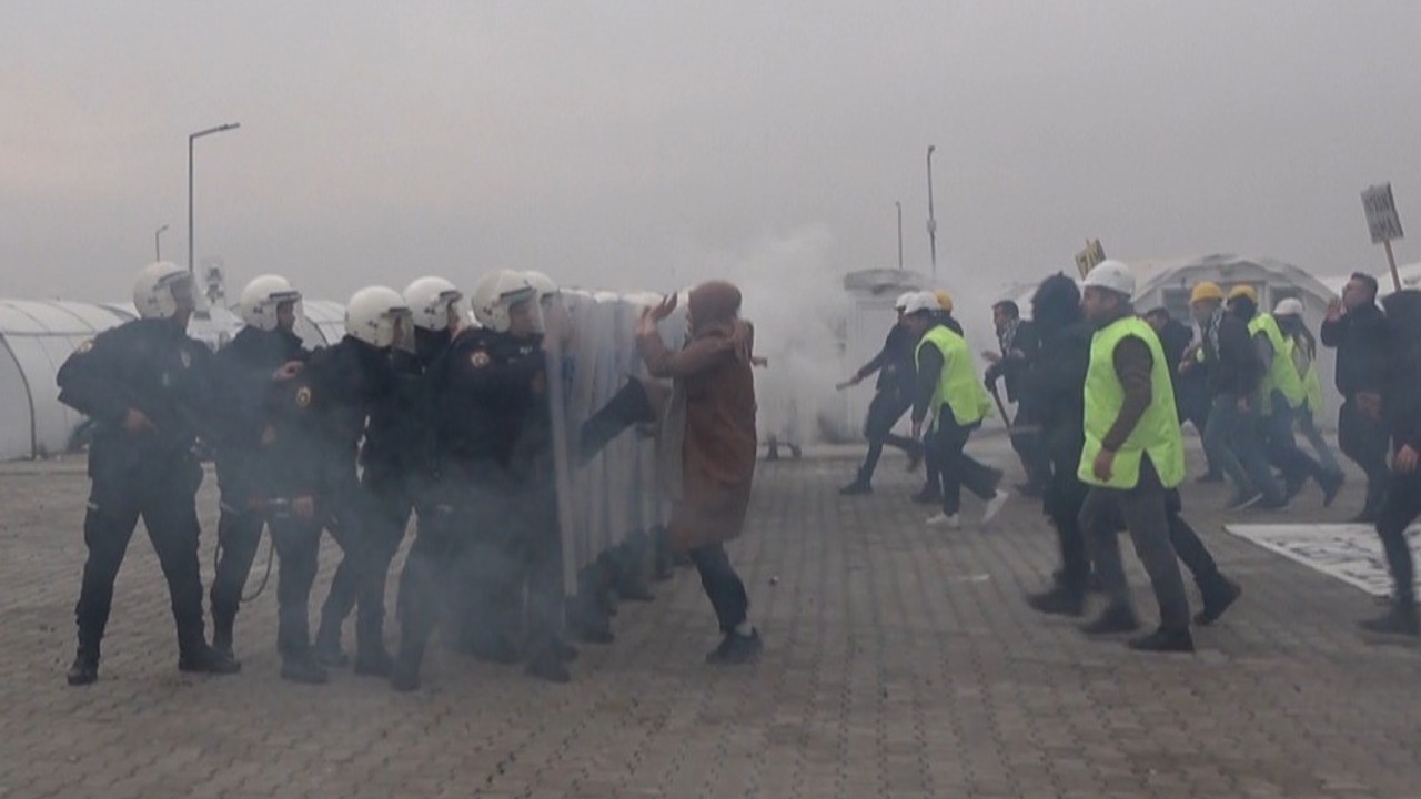Taşlı sopalı toplumsal olaylara karşı gerçeğini aratmayan müdahale tatbikatı
