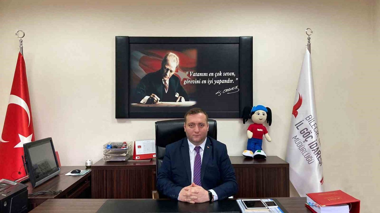 Bilecik İl Göç İdaresi Müdürlüğünü Yunus Çakır atandı
