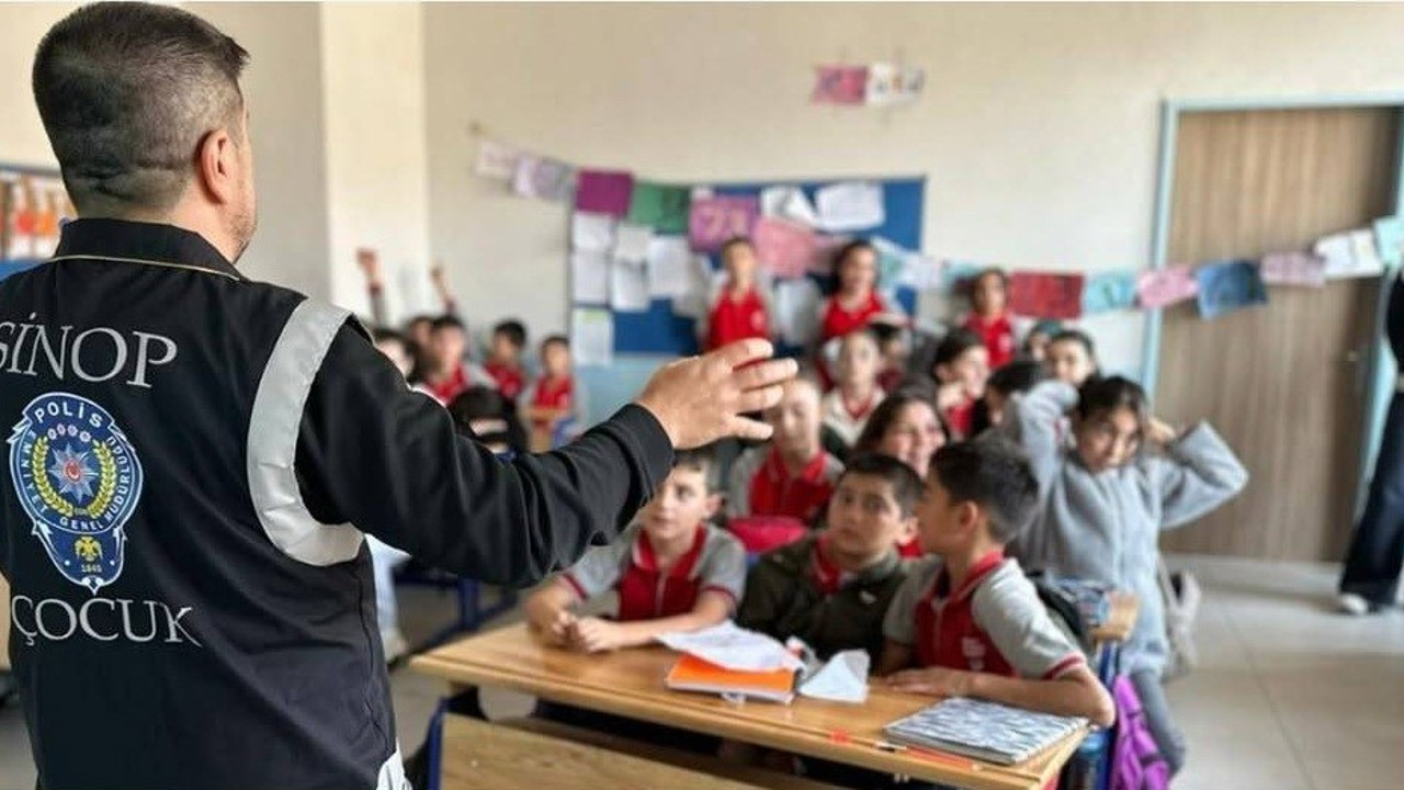 Sinop’ta öğrencilere ’güvenlik’ dersi

