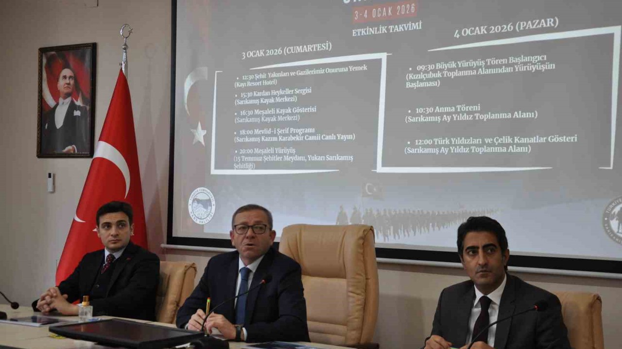 Sarıkamış Şehitleri 3-4 Ocak’ta anılacak
