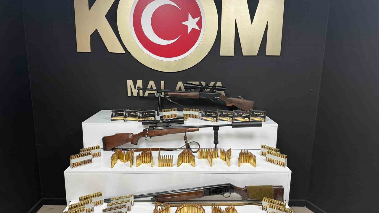 Malatya’da ruhsatsız silah operasyonu: 2 gözaltı

