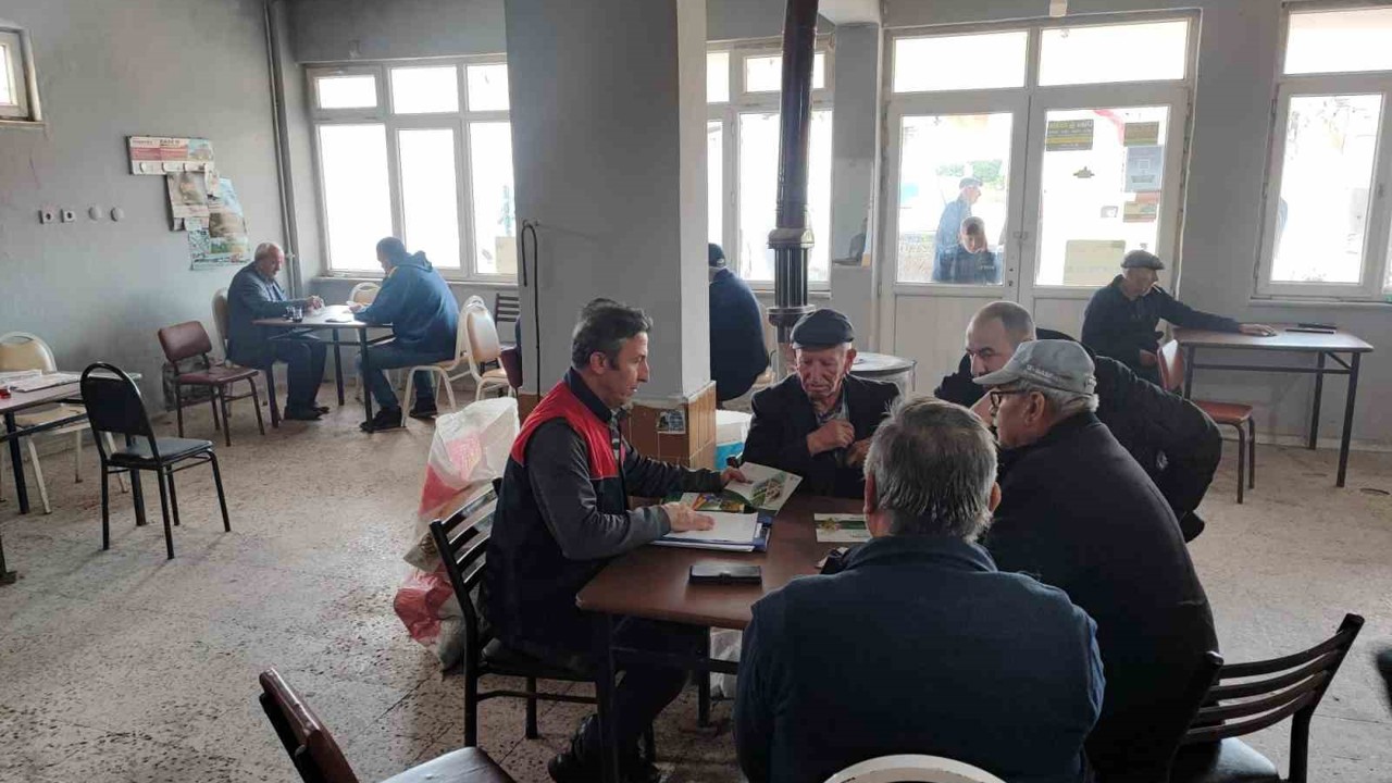 Babaeski’de çiftçiler eğitim toplantısında bilgilendirildi
