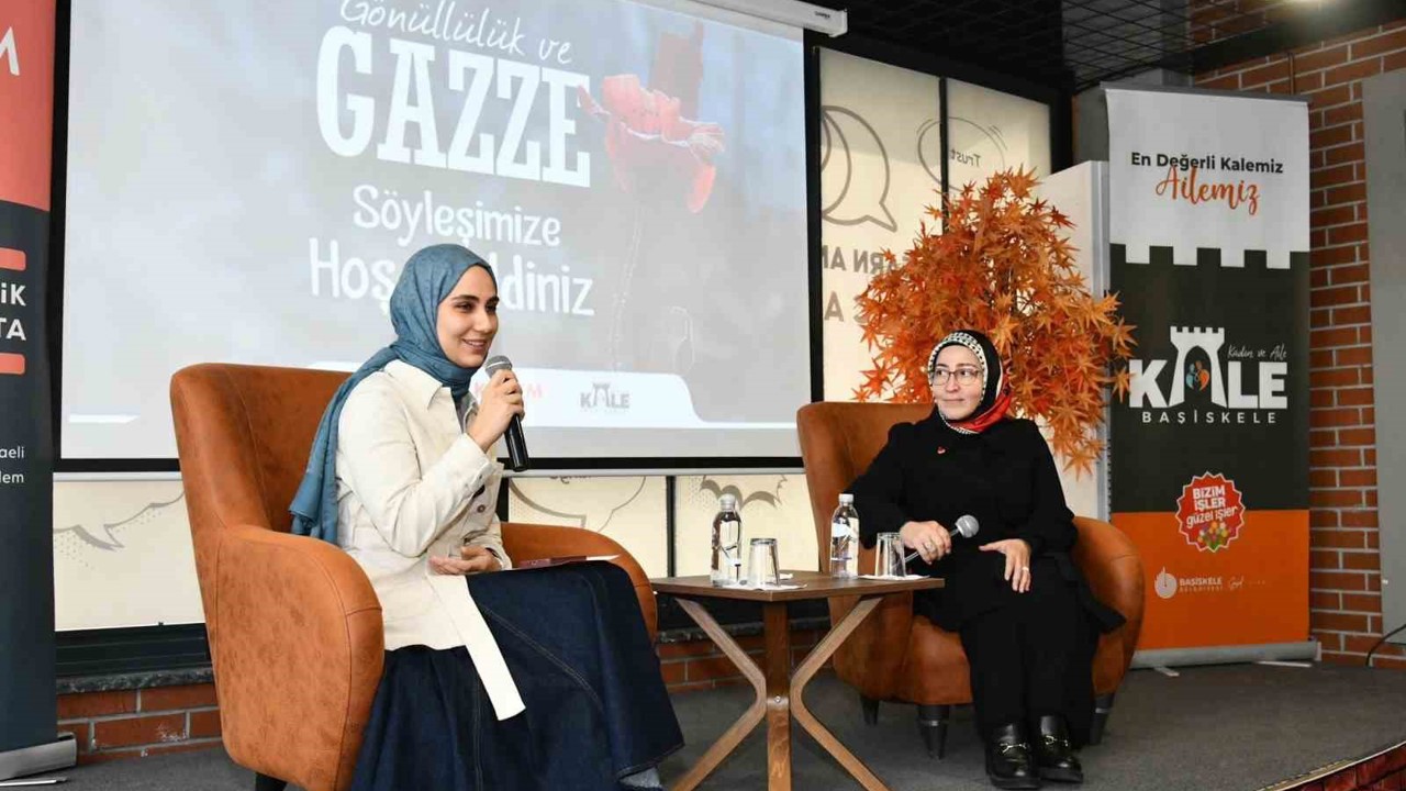 Başiskele’de "Gönüllülük ve Gazze" söyleşisi düzenlendi
