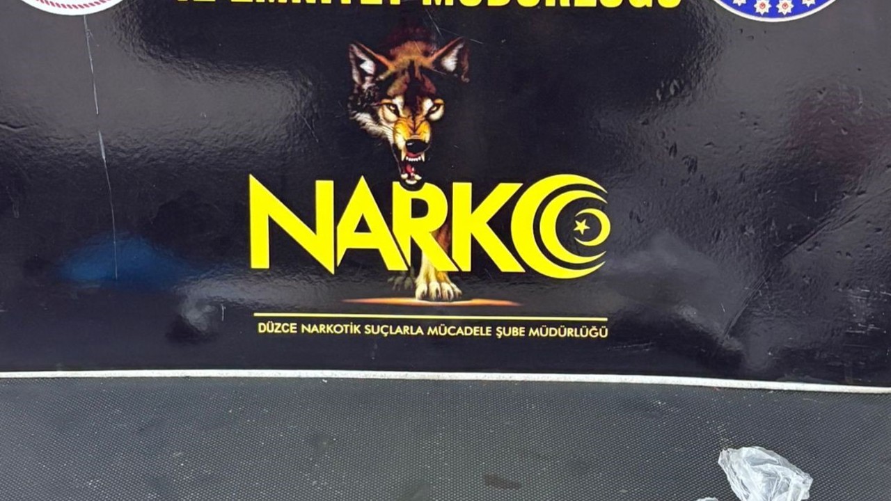 Düzce’de uyuşturucu operasyonu 1 tutuklama
